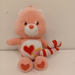 Love alot Carebear. Candy cane. Plush
